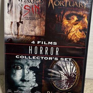 Horror Four Pack DVD Set Wages Of Sin Mortuary Memory Bloody Mary Echo Bridge